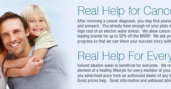 Water Ionizer’s For Cancer Patients